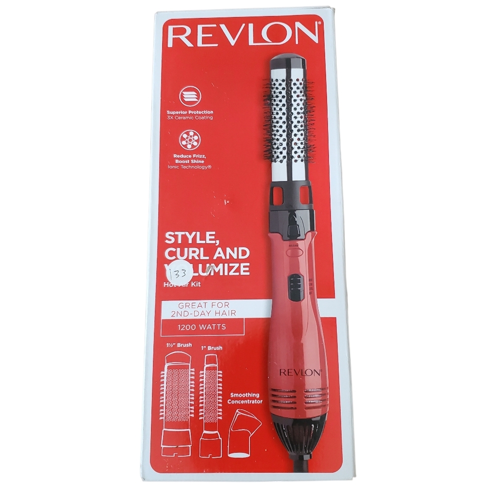 Revlon Style, Curl & Volumize Hot Air Kit. NIB